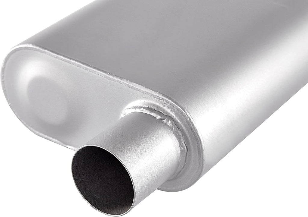 2.5 inch Inlet 2.5 inch Outlet Performance Exhaust Muffler Pack of 2 L9317