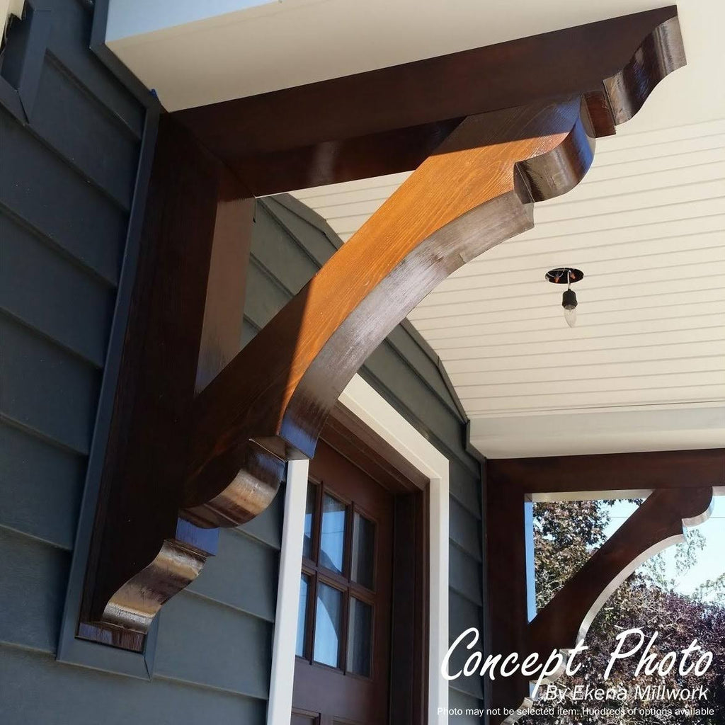 8x22W x 30x22D x 34x22H Western Red Cedar Traditional Outlooker Y16858
