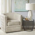 Cream Swivel Barrel Chair G26163