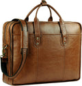 18 Inch Genuine Leather Messenger Laptop Bag K944