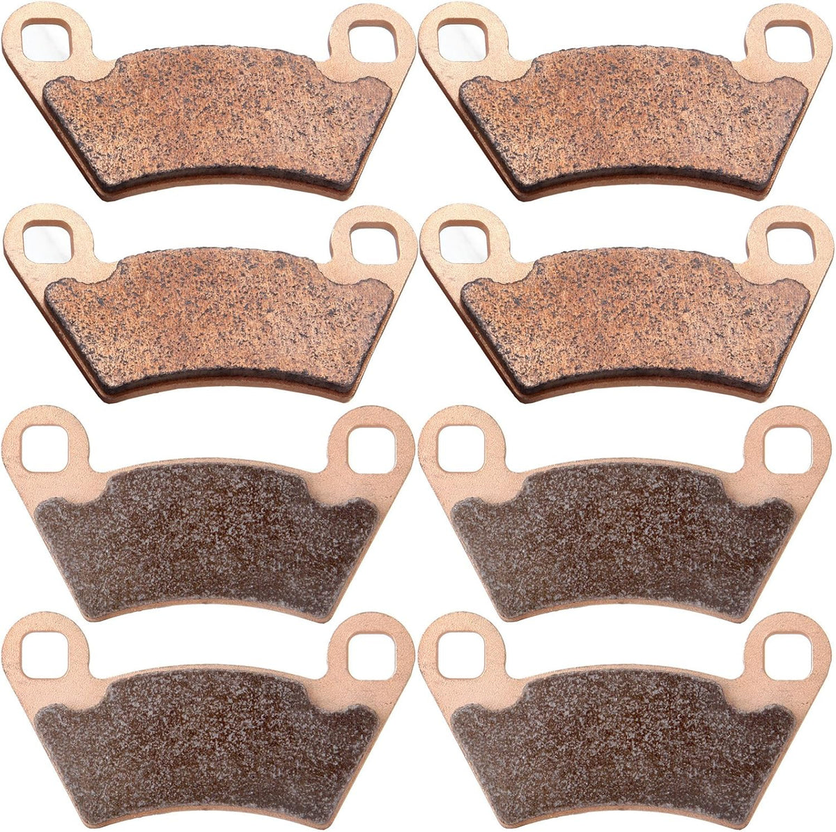 Brake Pads Front and Rear Sintered Replacement Kits Pack of 2 Y74542