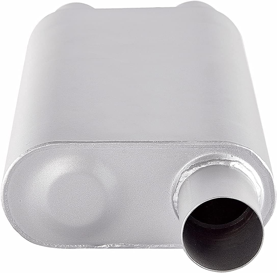 2.5 inch Inlet 2.5 inch Outlet Performance Exhaust Muffler Pack of 2 L9317