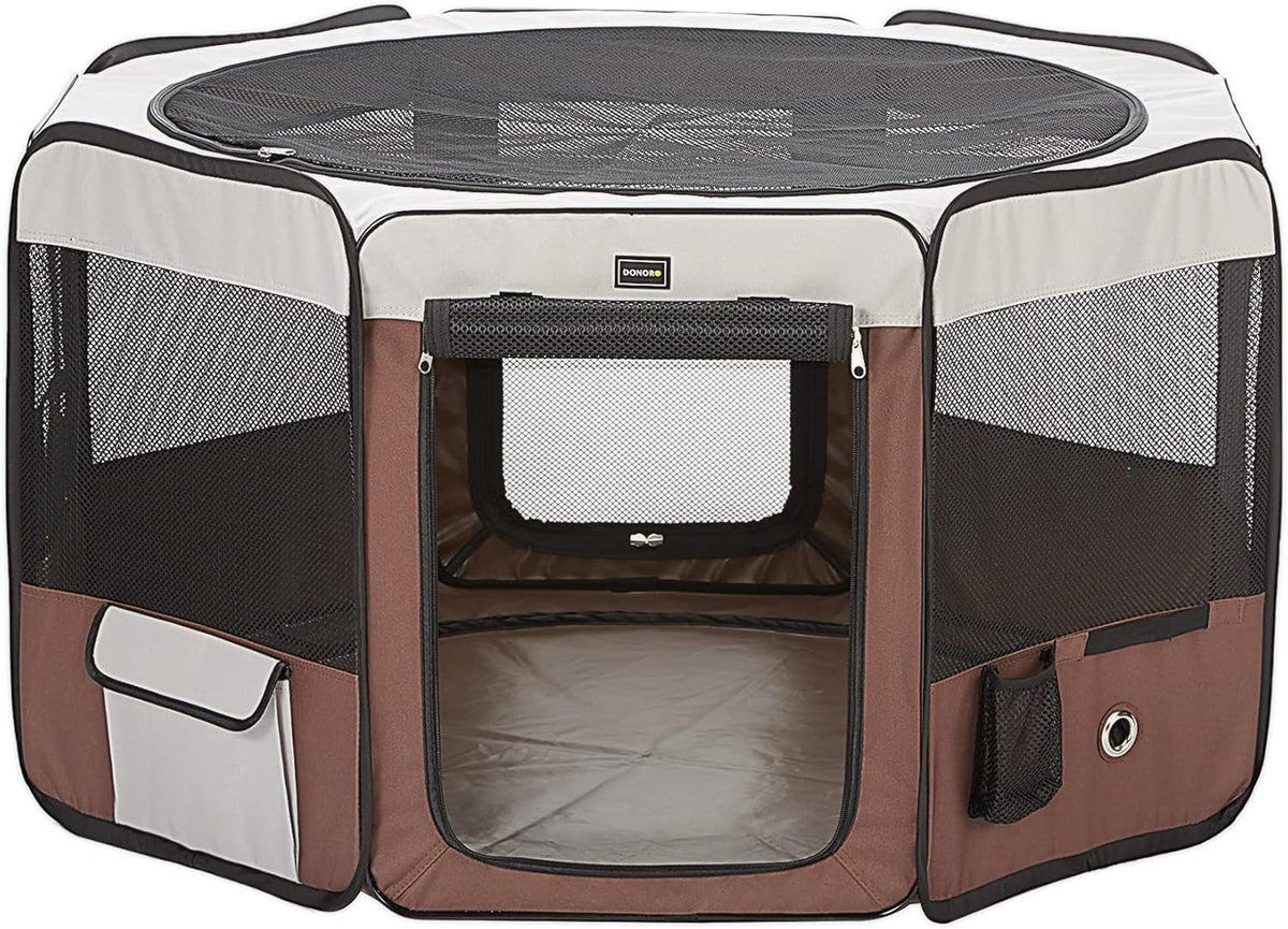 Portable Dog Playpen with Carrying Case U4253