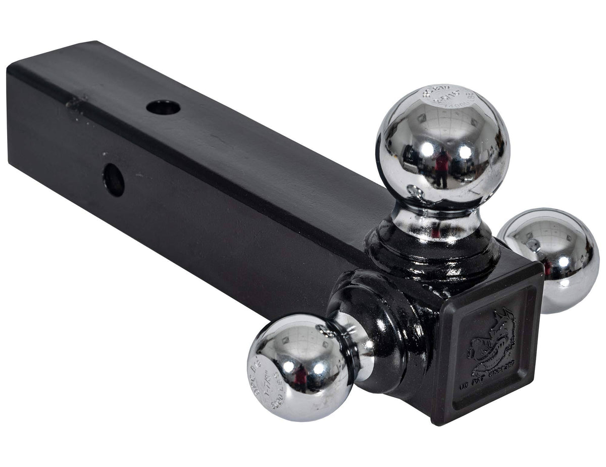Tri-Ball Hitch with Chrome Towing Balls - 2-1/2in Receiver L233