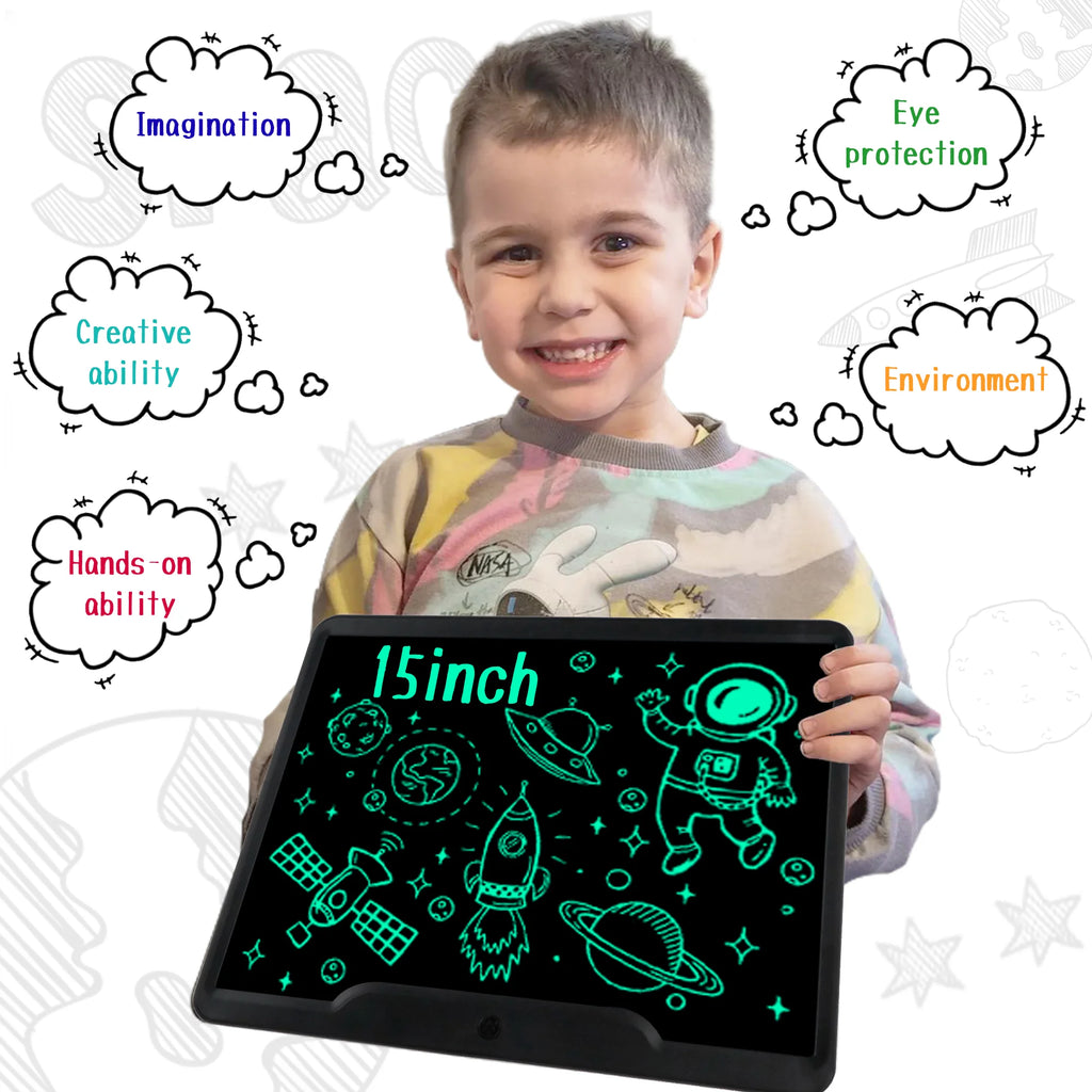 15 Inch LCD Writing Tablet Black W30275