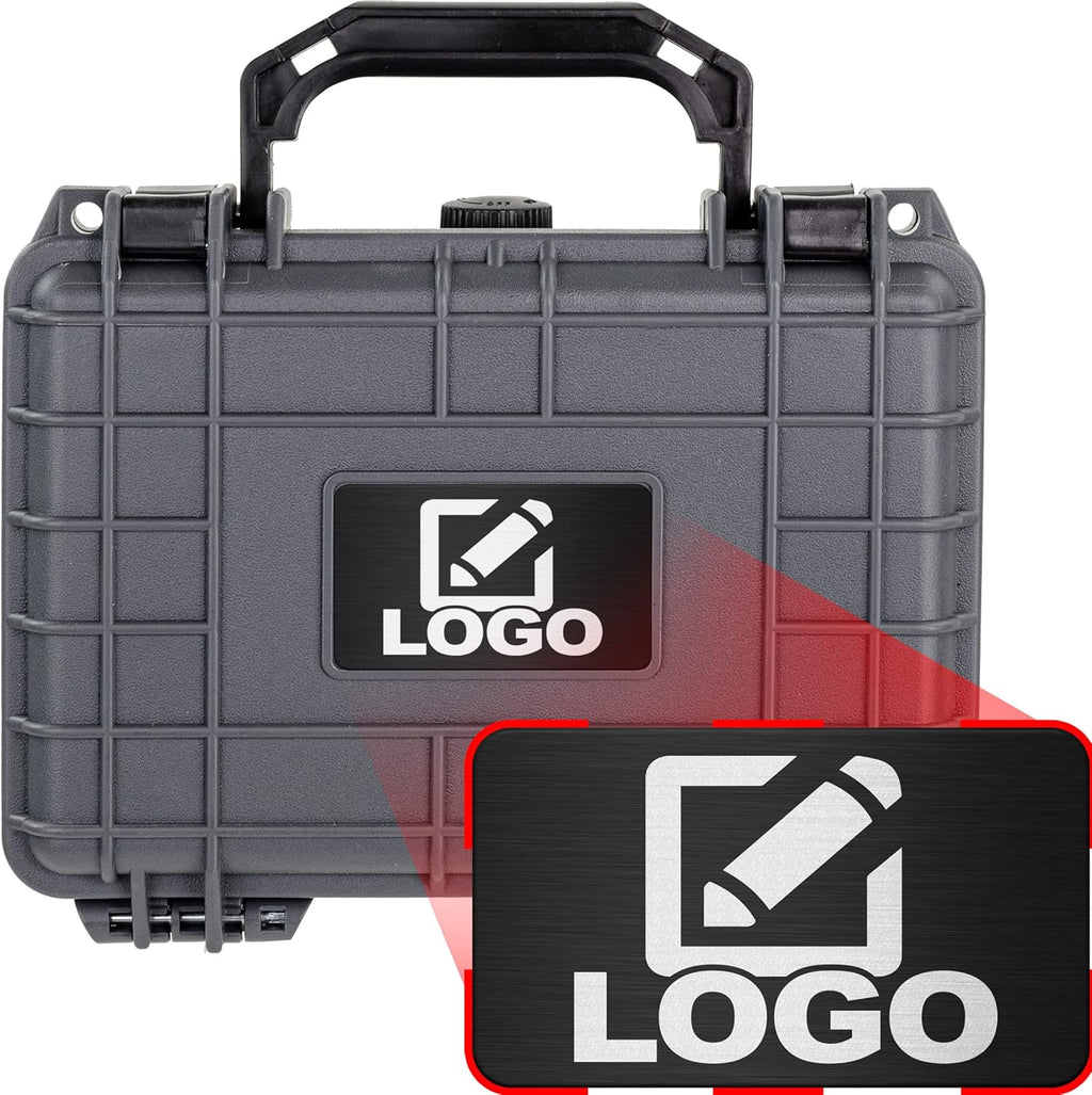 Hard Case Water & Shock Proof with Foam 8.12 inch 6.56 inch 3.56 inch Black R181758