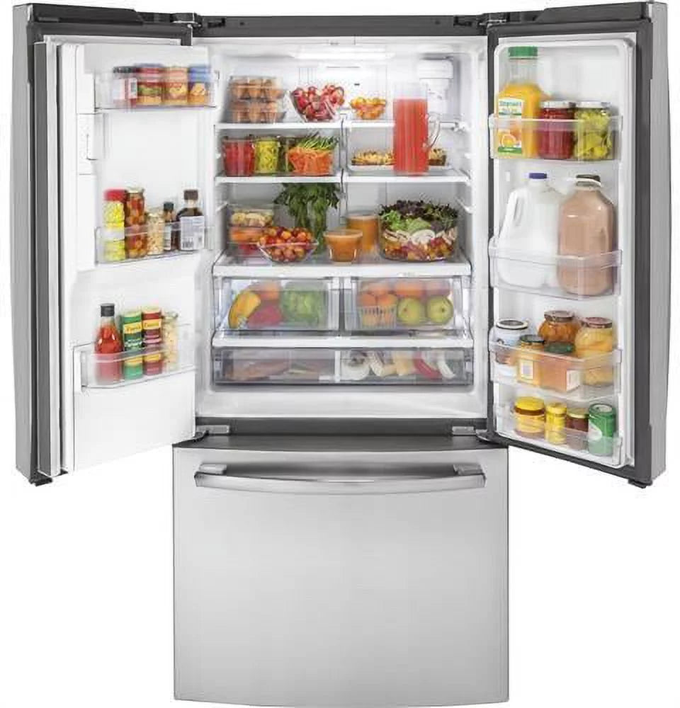 33" Counter Depth Side by Side Refrigerator with 17.5 cu. ft. T457