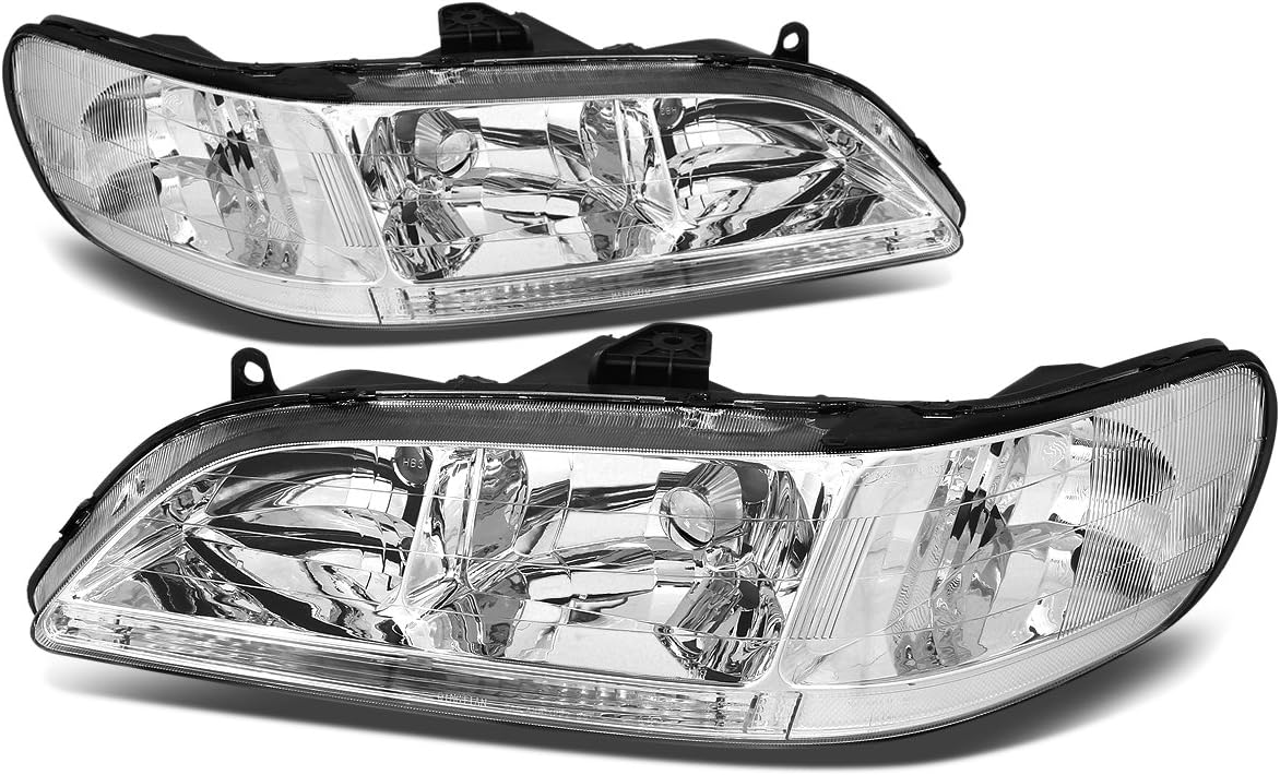 Black Housing Headlights Assembly for Honda Accord CG 98-02 R92075