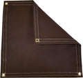 Brown Polyester Canvas Tarp 10 Ft. X 18 Ft. 14.5 Oz. X1079