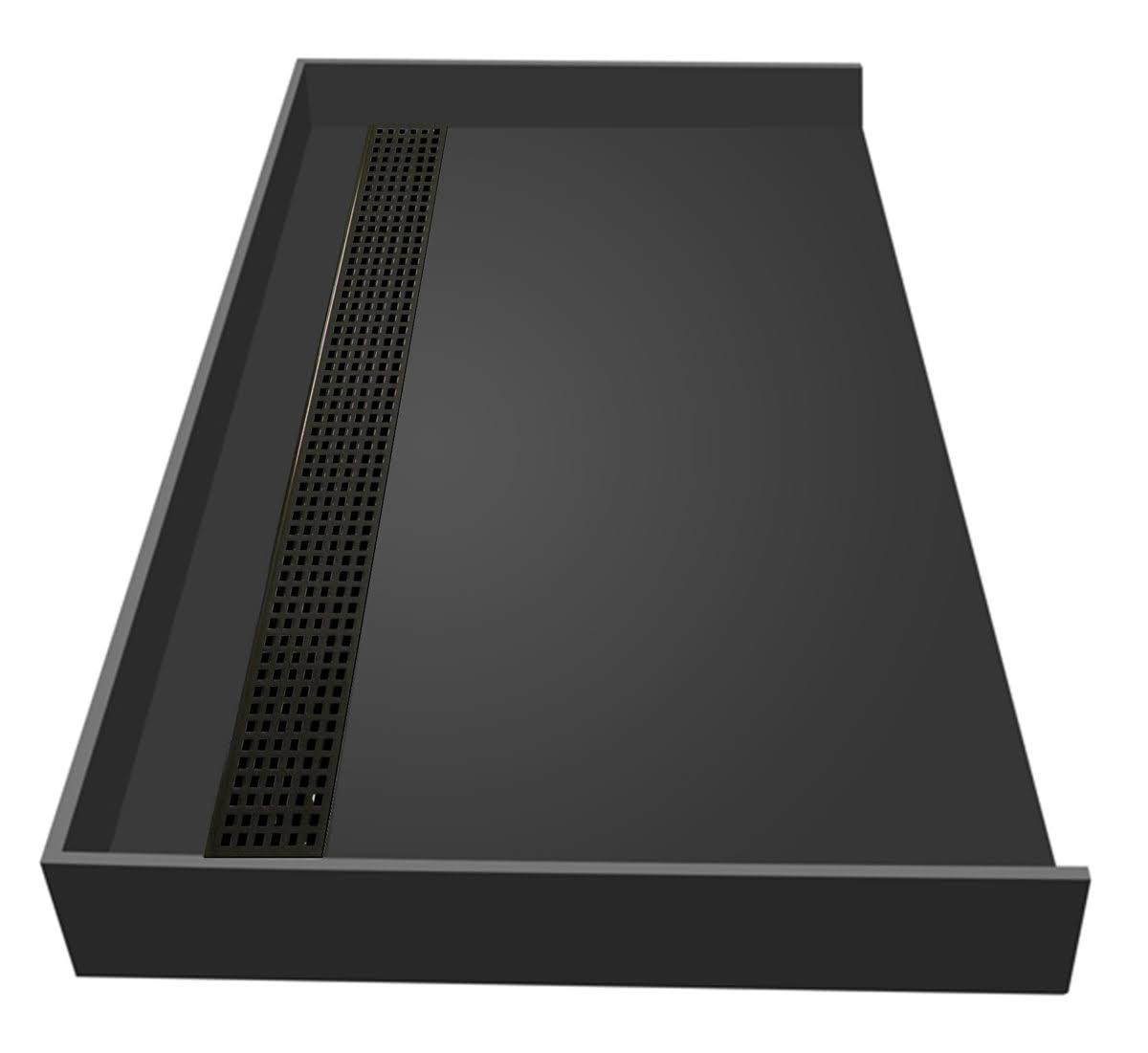 Bronze Shower Base with Grate K994