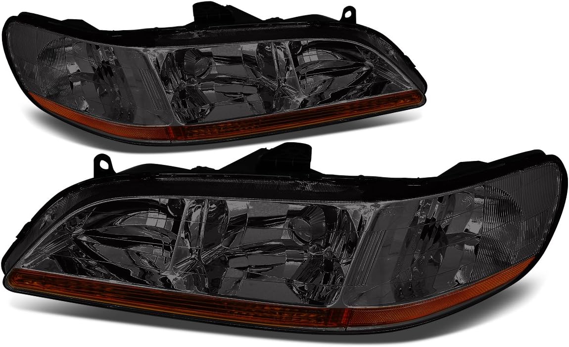 Black Housing Headlights Assembly for Honda Accord CG 98-02 R92075
