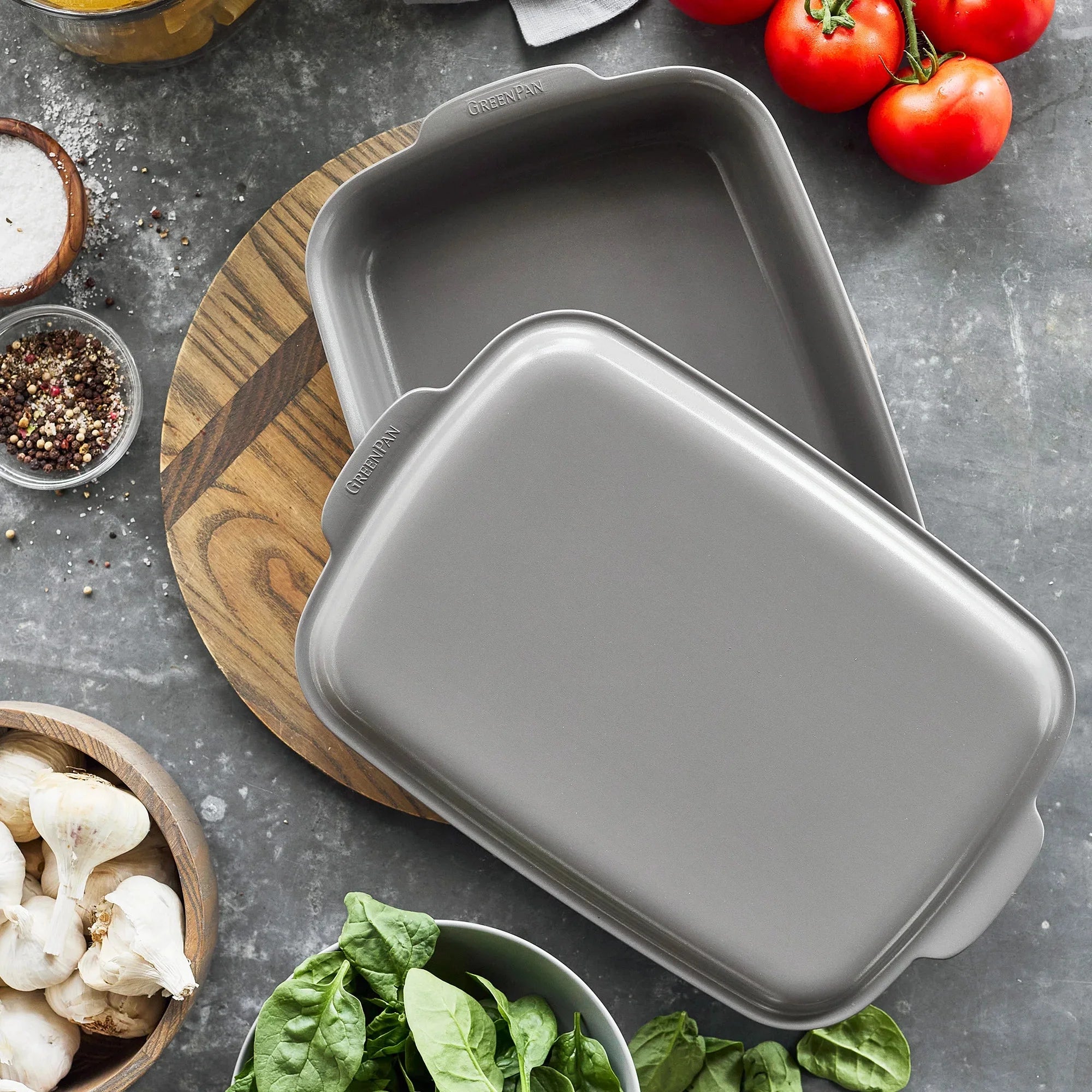 13" x 9" Rectangular Ceramic Nonstick Baker with Lid J62609