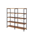 Antique Nutmeg Double-Wide Bookcase K6614