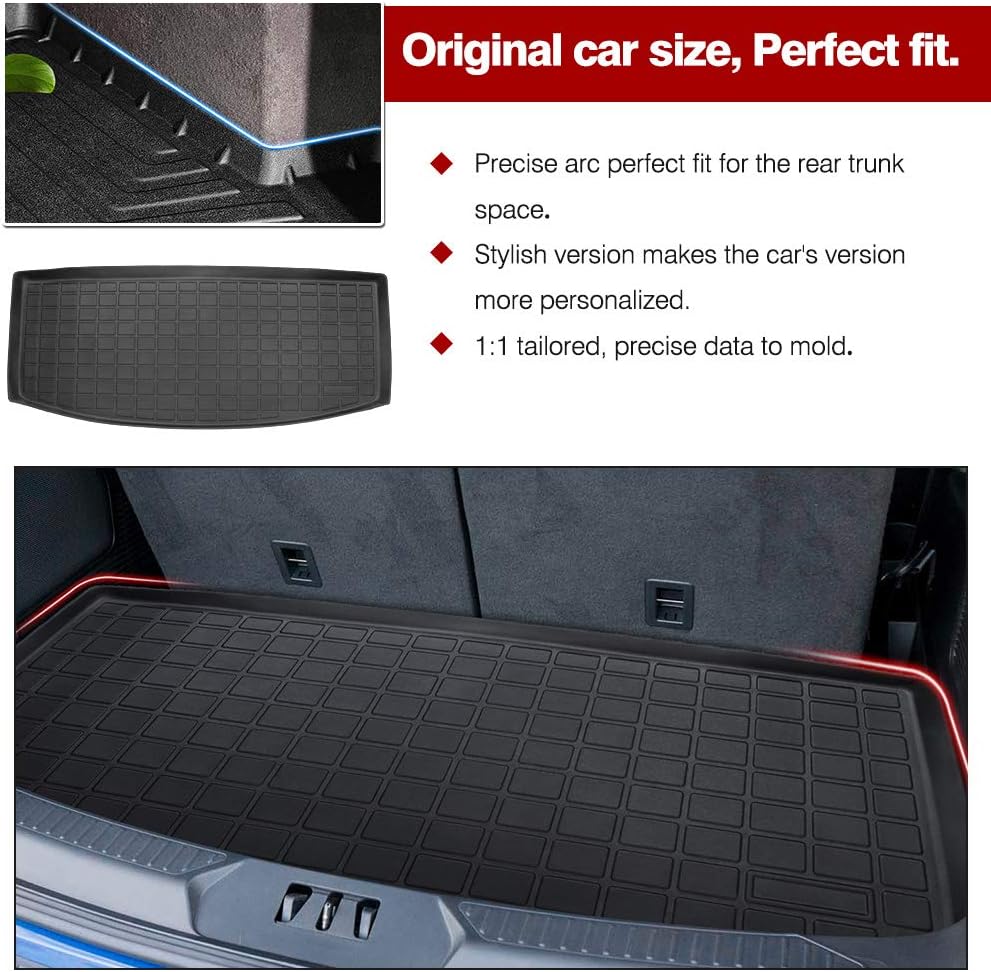 Black Pack of 2 Cargo Liner for Ford Explorer V156186