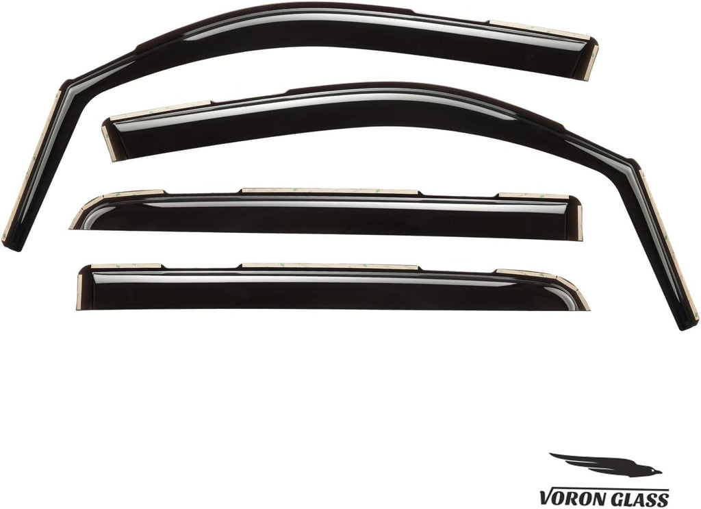 4 Pieces In-Channel Rain Guards for Trucks T5143