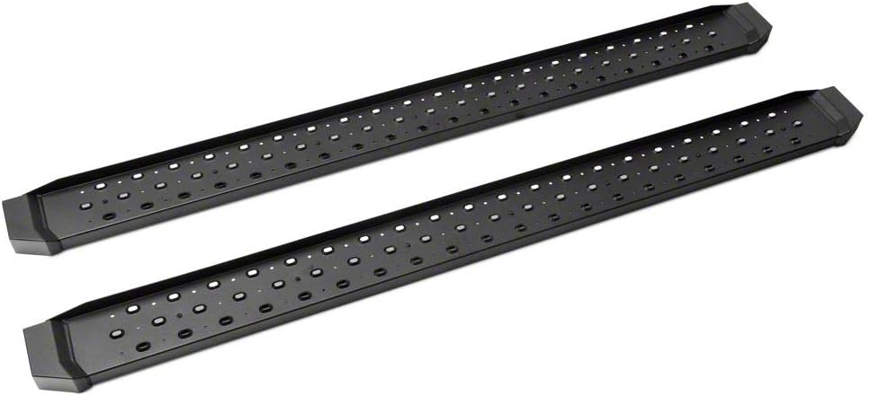 Black Steel Running Boards C59039