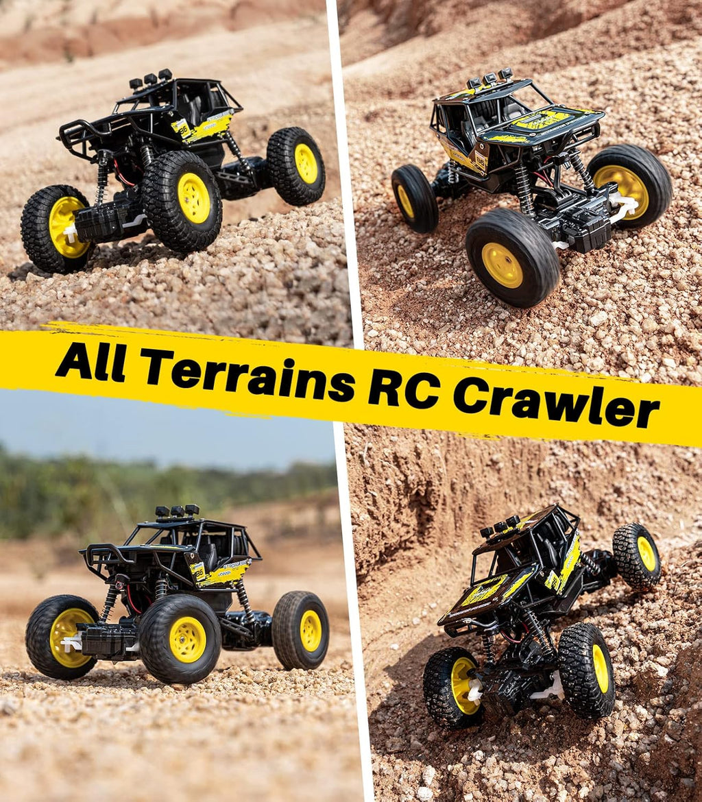 Metal 1:20 Scale 2WD Monster Truck RC Car with 2 Rechargeable Batteries M825663