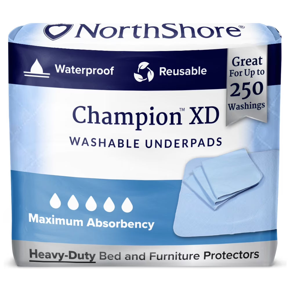 Large Washable Underpad, 33x35 in., Pack/4 F274