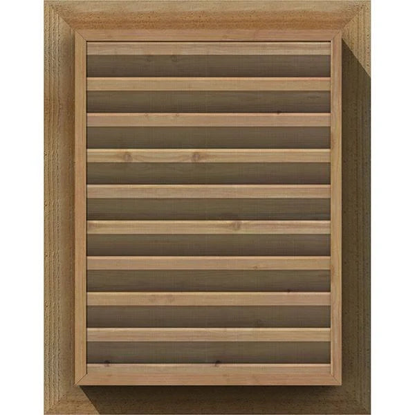 Unfinished Vertical Gable Vent N8083