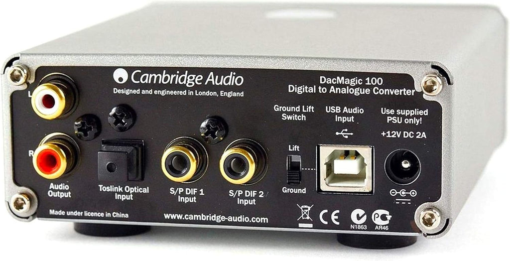 Silver Digital to Analog Converter with Toslink Input D259252