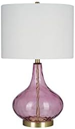 Thumbprint Glass Gourd Table Lamp A842