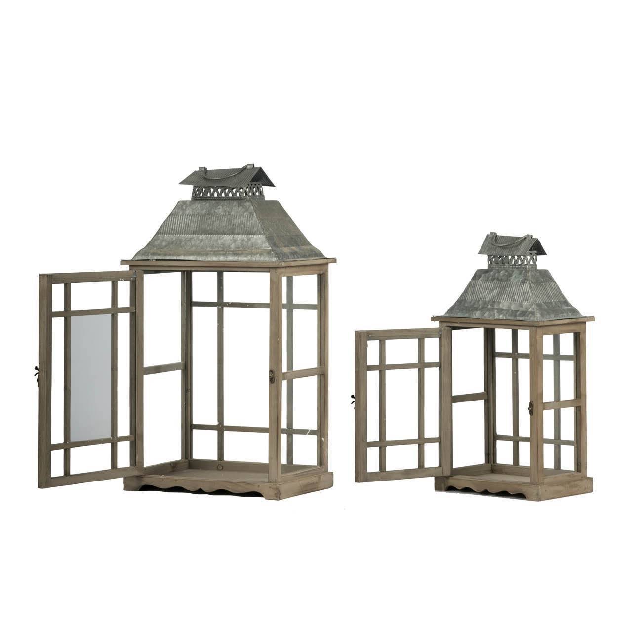 Set of 2 Lanterns I68029