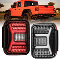 Smoke Black LED Tail Lights Assembly for 2019 2021 JEEP Gladiator JT V187