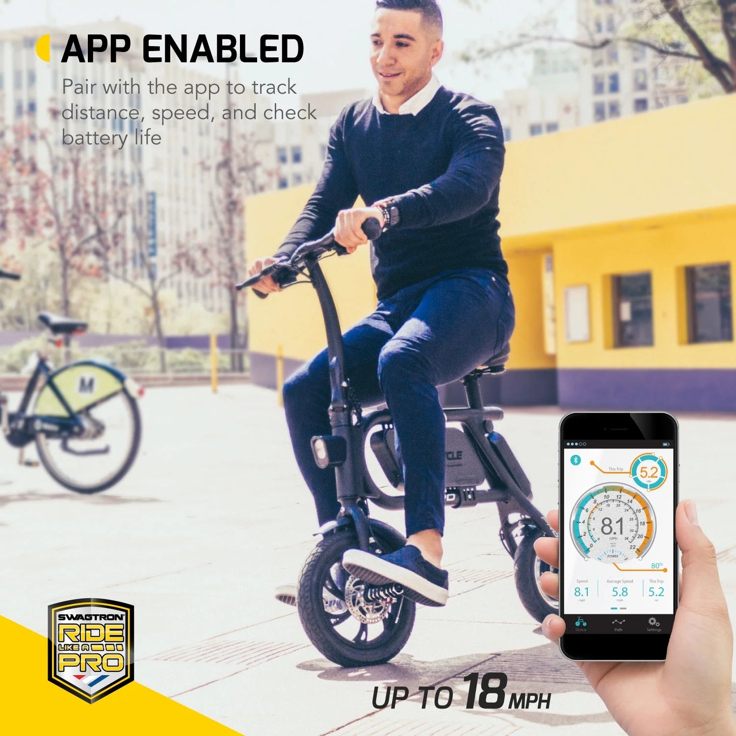 Pedal-Free Electric Scooter Rider H36472