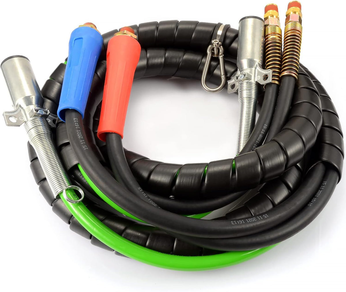 12ft 3 in 1 ABS Semi Air Hose Assemblies for Semi Truck I23328