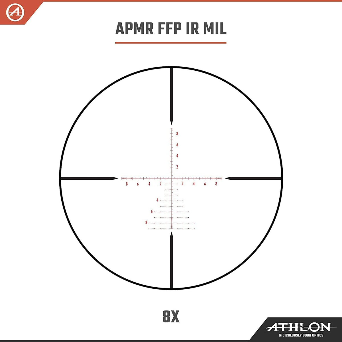 Athlon Optics Argos BTR GEN2 8-34X56 IR MIL First Focal Plane Riflescopes F53606