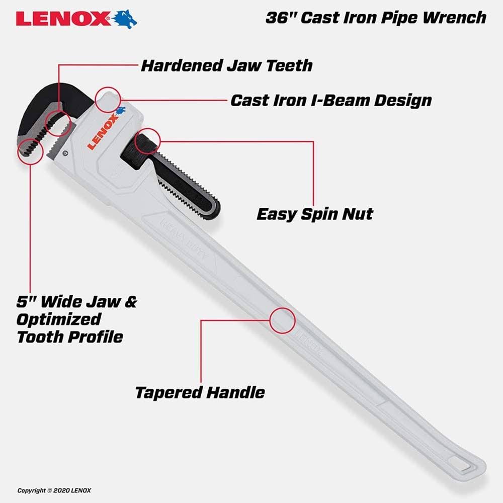Cast Iron Pipe Wrench 36x22 I465