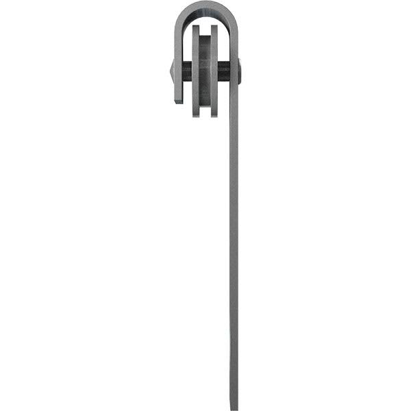 Flint Gray Roller Hanger for Barn Door T79685