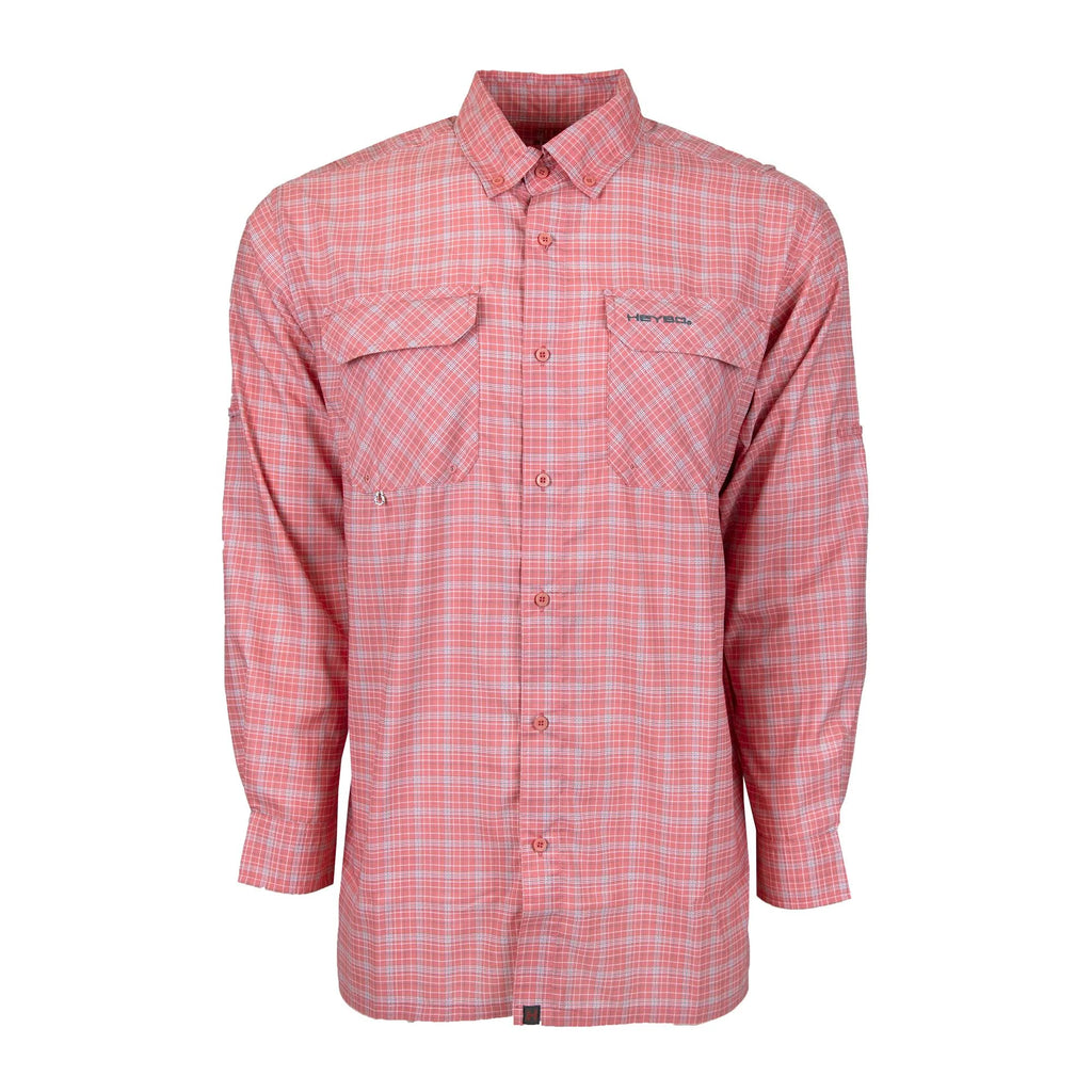 Melon Plaid Long Sleeve Shirt A279030