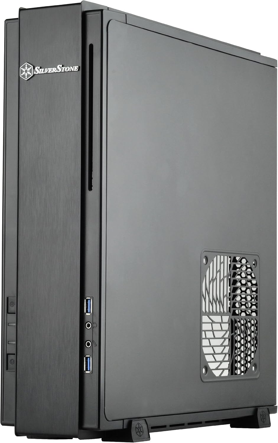 Black Mini-ITX/DTX SFX Computer Case with PCI-E Riser Card I226965