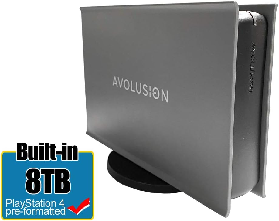 8TB USB 3.0 External Hard Drive (Grey) V1506