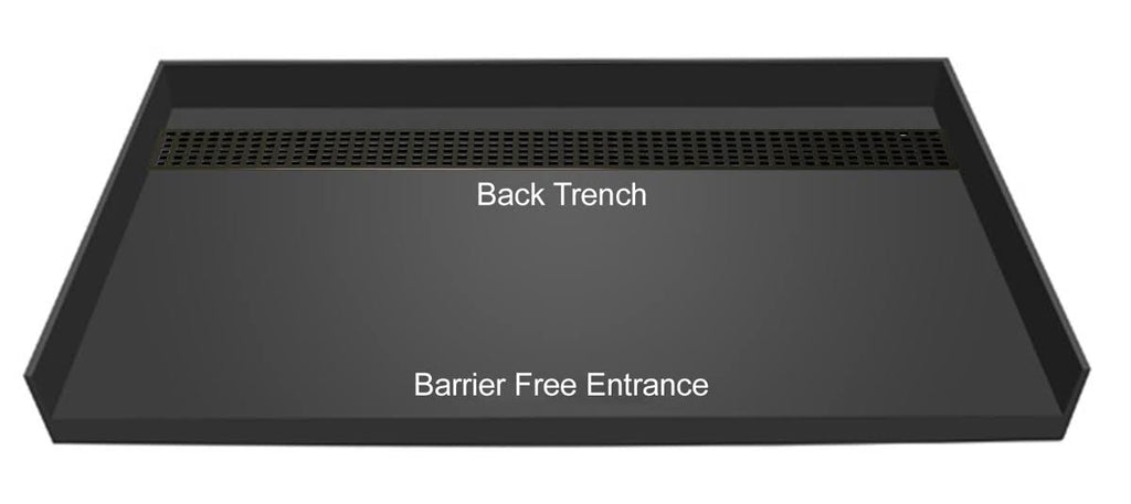 Bronze Shower Base with Grate K994