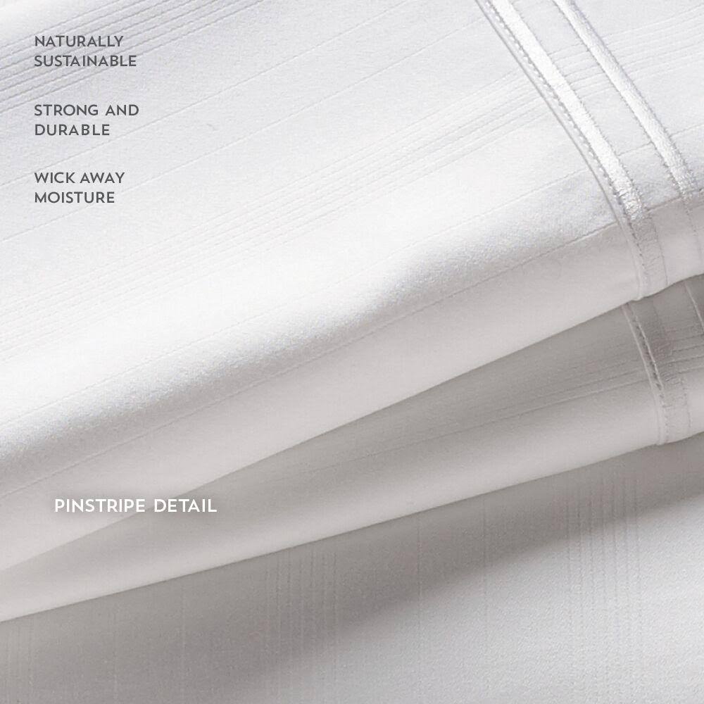 White Bamboo Sheets Twin XL N97870