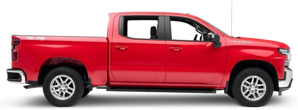 Black Steel Running Boards C59039