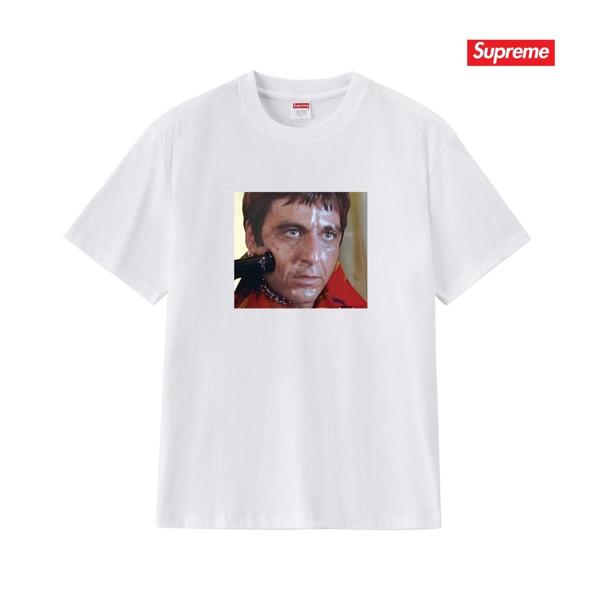 Supreme Face Graphic Short-Sleeve T-Shirt