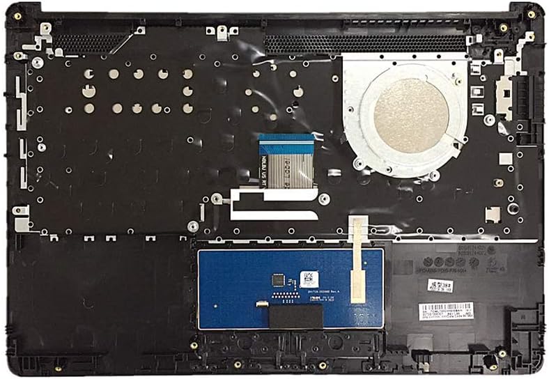 Black Laptop Upper Case Palmrest Keyboard Assembly C34411