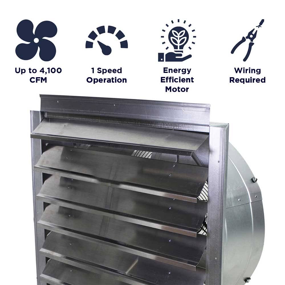 24-in Heavy Duty Exhaust Fan S20665