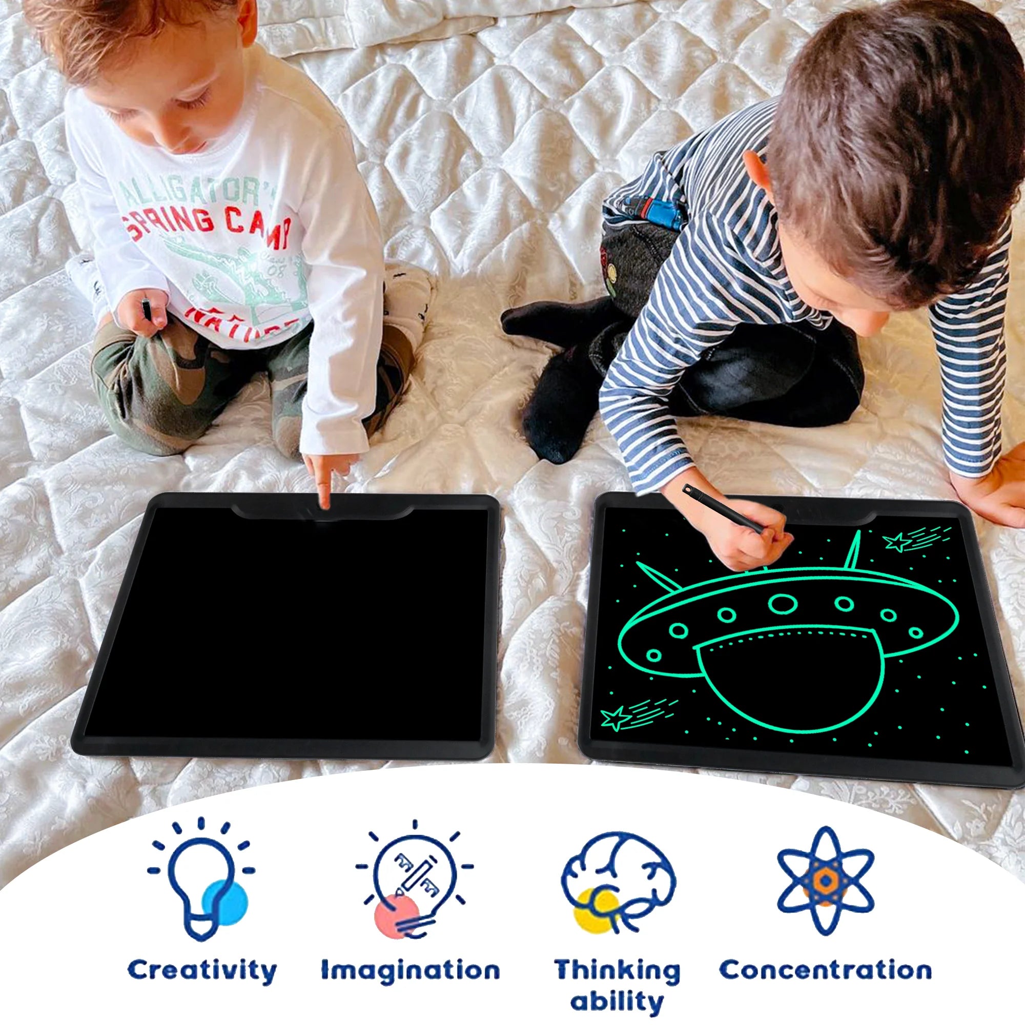 15 Inch LCD Writing Tablet Black W30275