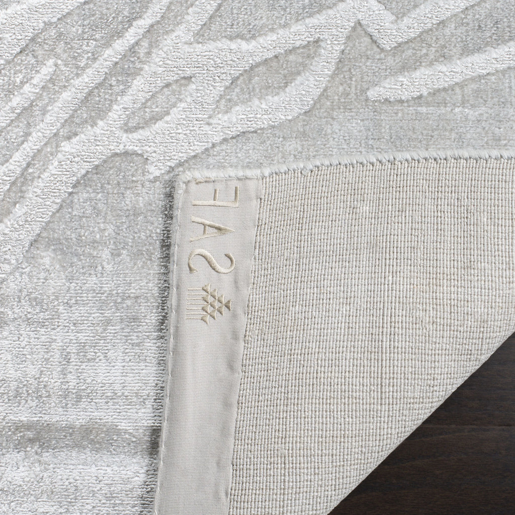 Grey Abstract Area Rug, 6' x 9' K346188
