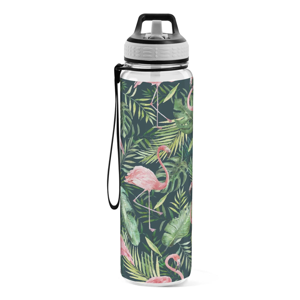 32oz Tritan Leakproof Clear Water Bottle with Straw F7592
