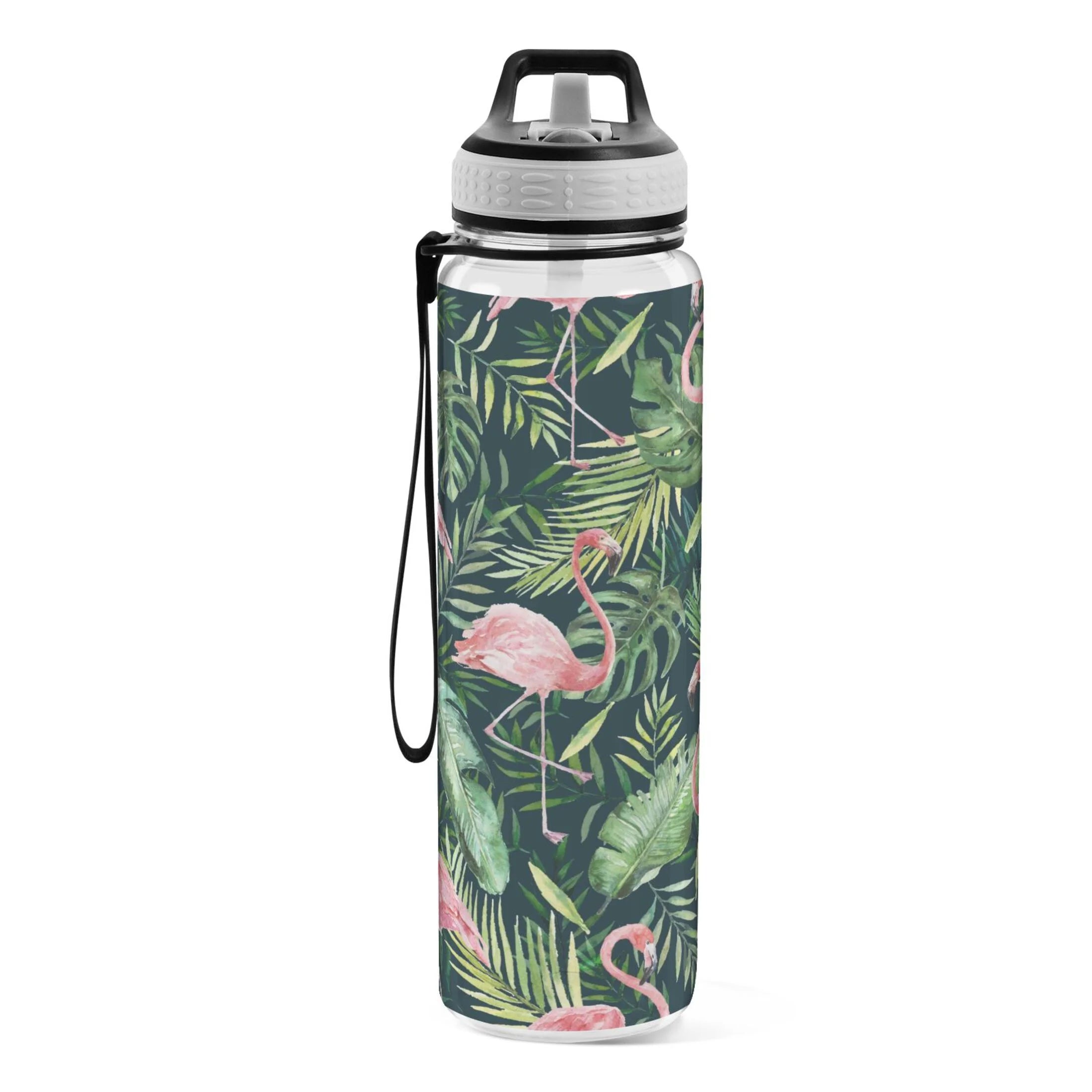 32oz Tritan Leakproof Clear Water Bottle with Straw F7592