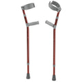 Pediatric Forearm Crutches Castle Red Pair C174