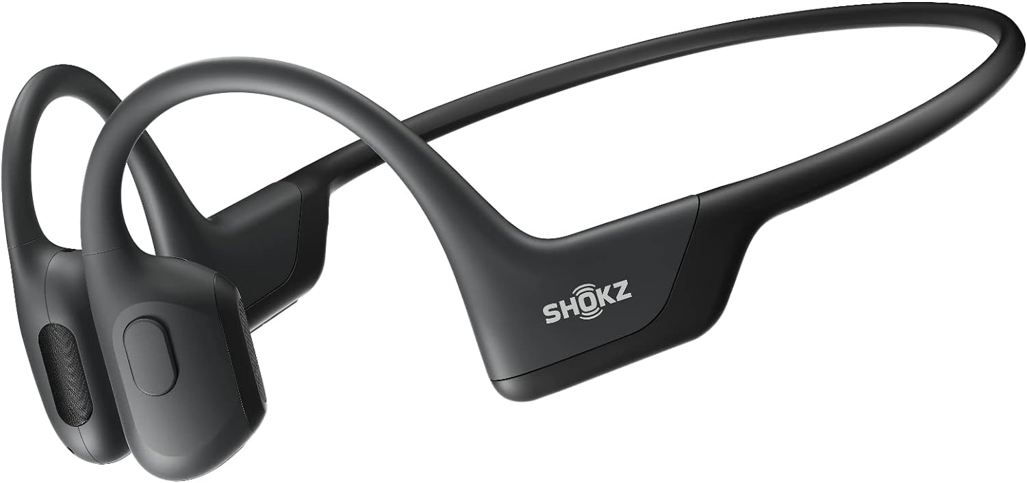 Bone Conduction Open-Ear Bluetooth Sport Headphones with Headband (Black) N401