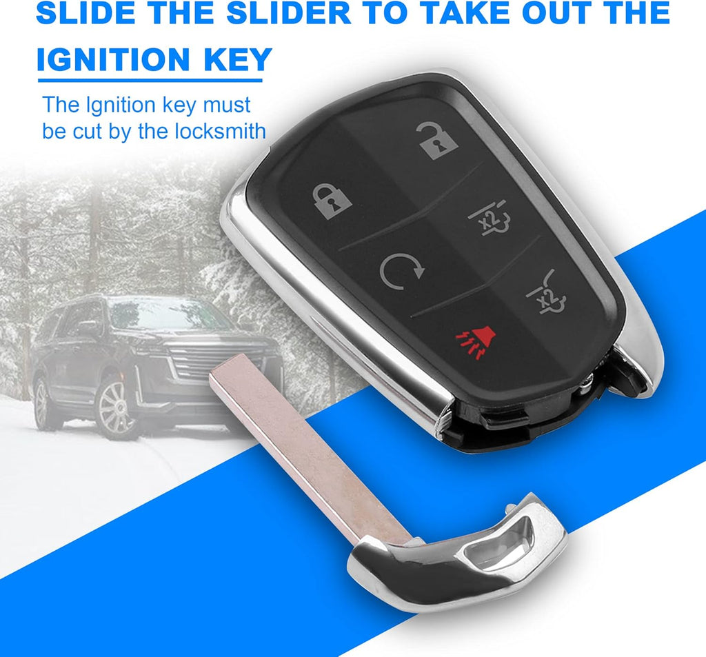 6-Btn Key Fob Remote Control Replacement Keyless Entry Pack of 2 G8389