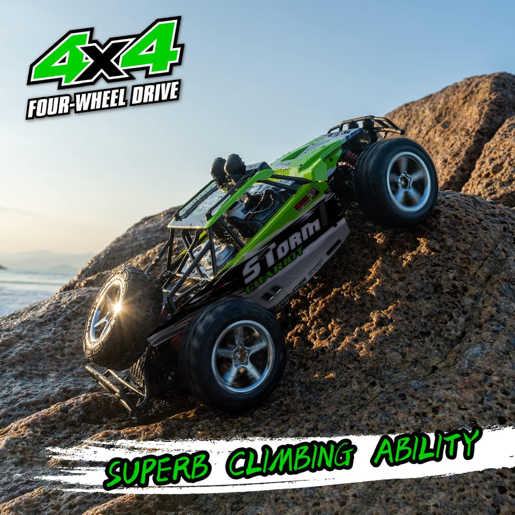 1:10 Scale 4WD RC Truck with 2 Rechargeable Batteries T21484