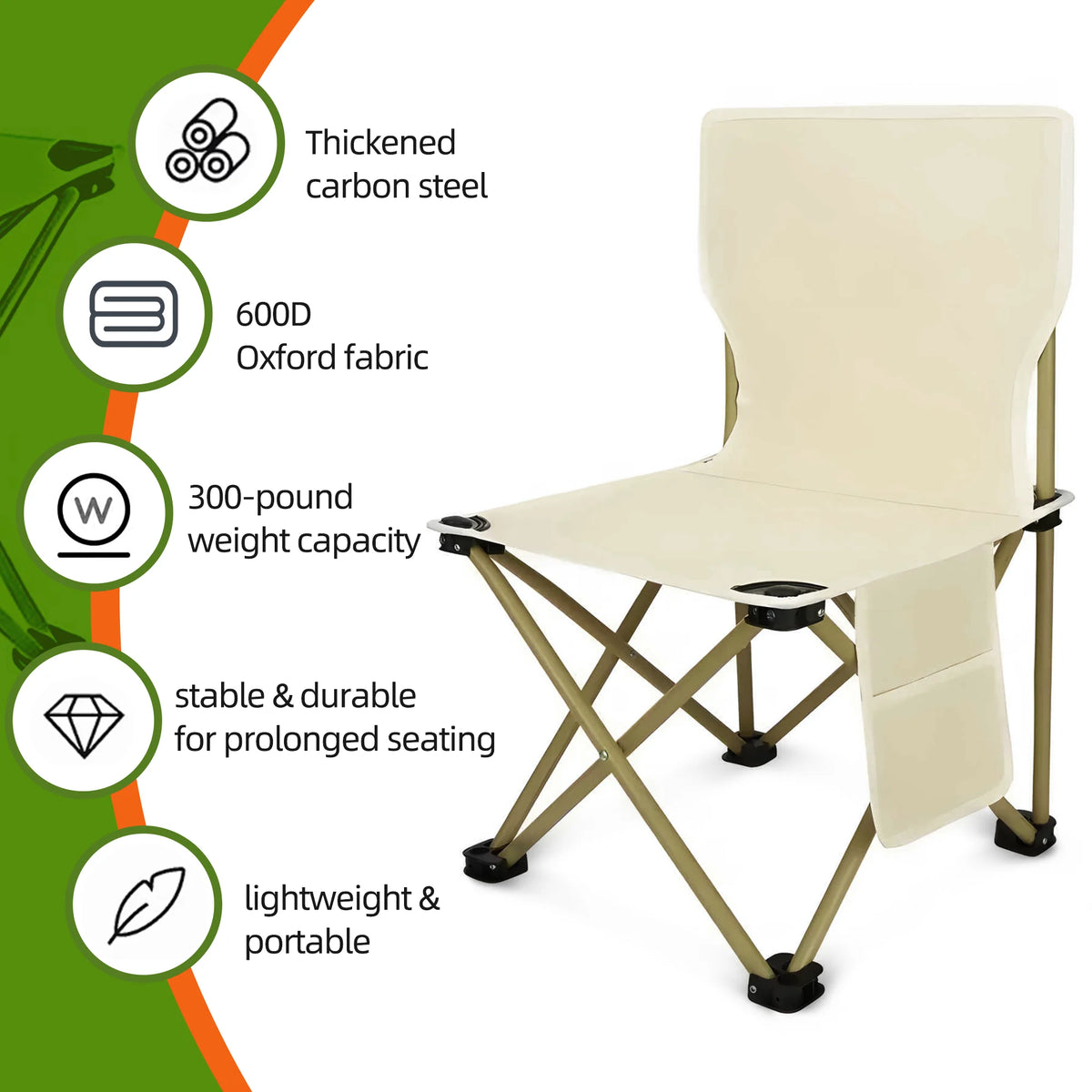 Camping Portable Folding Tables & 2Pcs Chairs Set with Carrying Storage Bag M57117